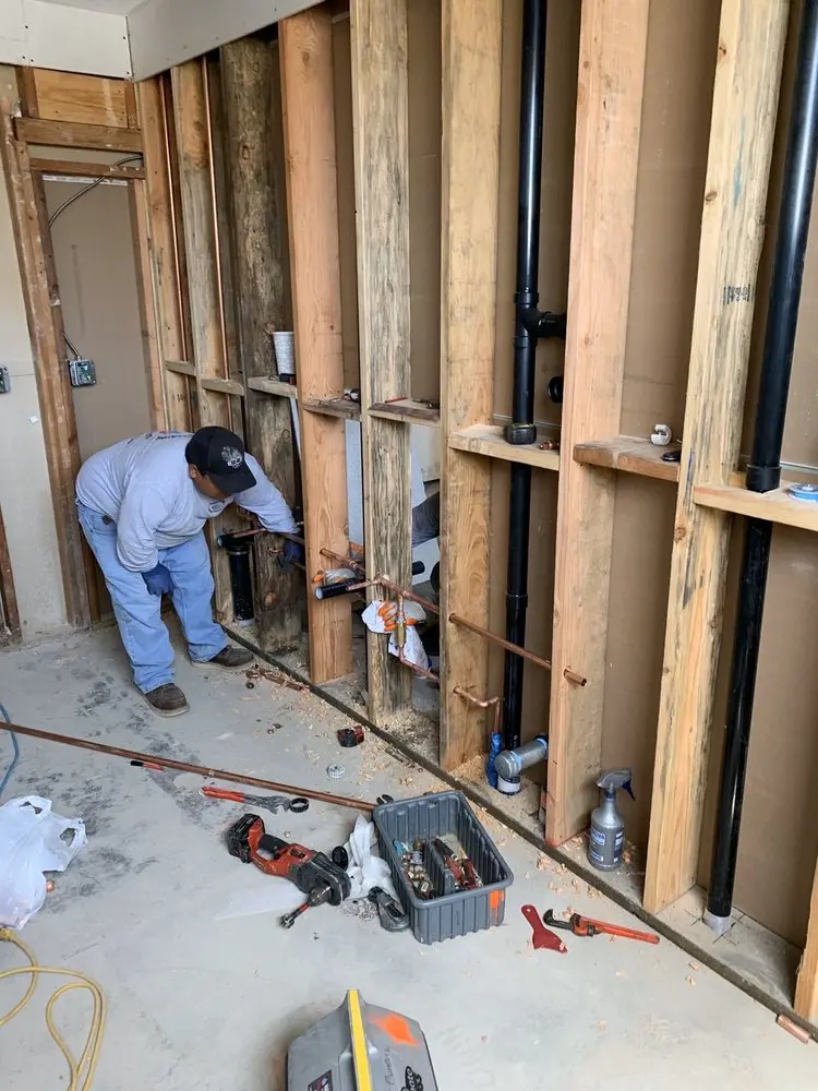 Commercial rough-in plumbing for Gas Line Repair in Kay Gardens